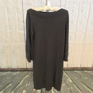 Michael Kors Zip-Sleeve Sweater Dress